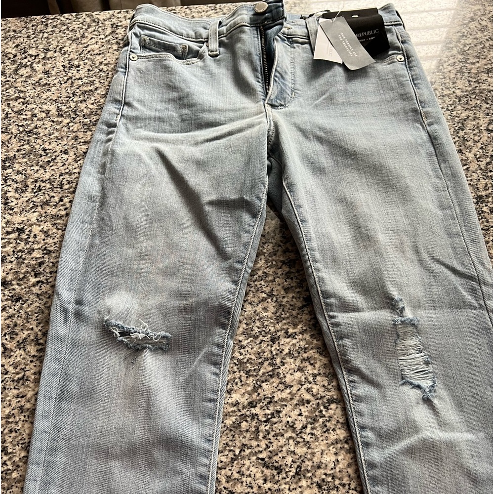 Banana Republic mid-rise skinny ankle jeans